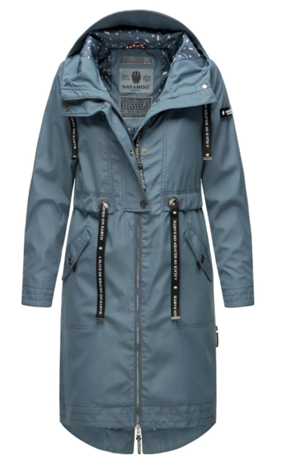 Navahoo JOSINAA damen Übergangsjacke mit Kapuze, Blau