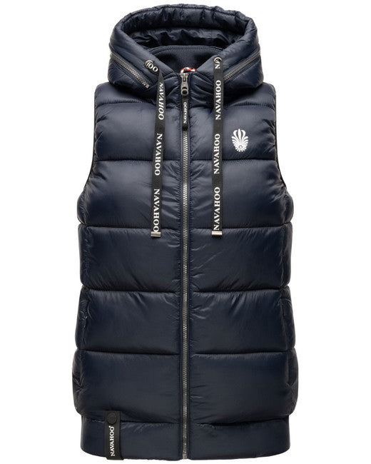Navahoo KASSIDY damen Weste mit Kapuze, navy