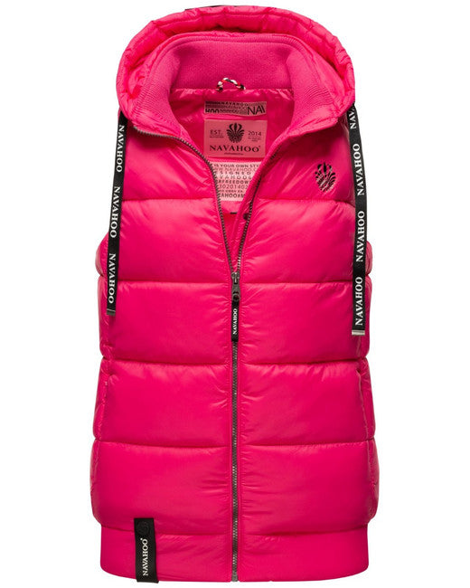 Navahoo KASSIDY damen Weste mit Kapuze, pink