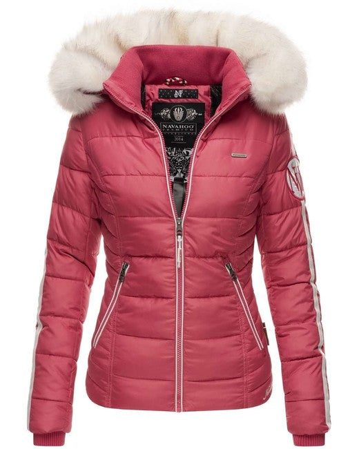 Navahoo KHINGAA´S damen Winterjacke mit kapuze, beere