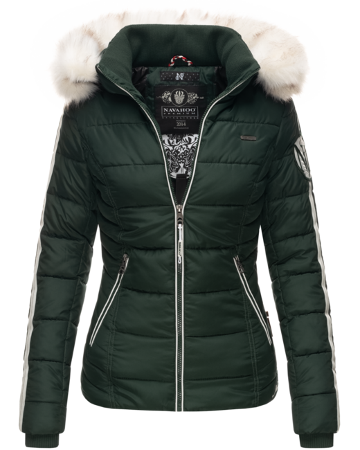Navahoo KHINGAA´S damen Winterjacke mit Kapuze, grün