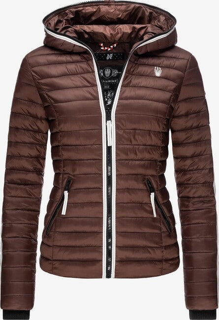 Navahoo Kimuk Princess damen Übergangsjacke mit Kapuze, dark choco