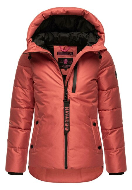 Navahoo Krümelein damen Winterjacke mit Kapuze, rouge