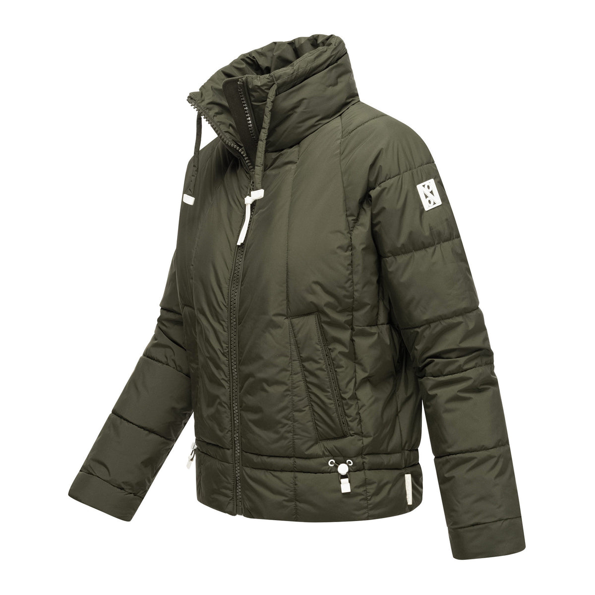 Navahoo Luftzauber 14 dámska prešívaná bunda, dark olive