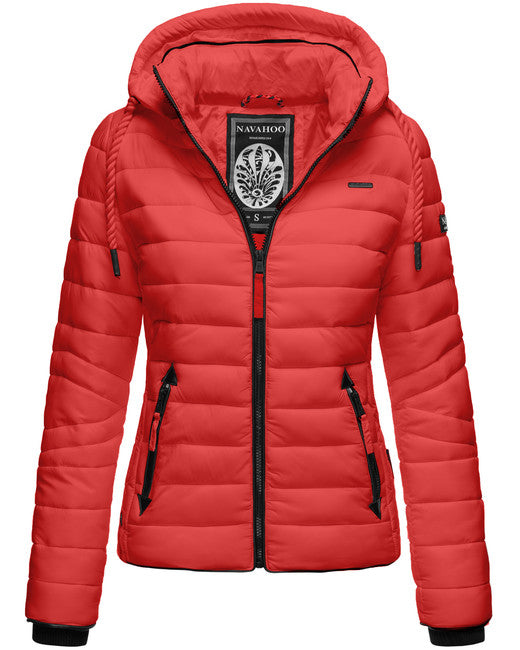 Navahoo Lulana damen Übergangsjacke mit Kapuze, rot