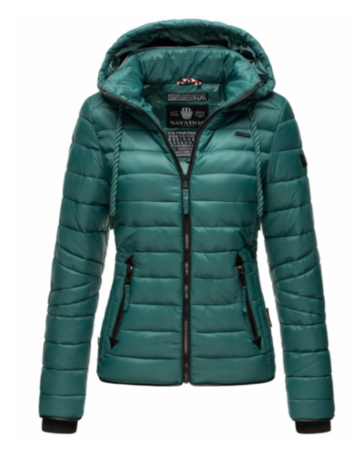 Navahoo Lulana damen Übergangsjacke mit Kapuze, Ocean Green