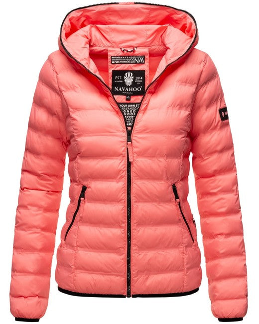 Navahoo NEEVIA damen Übergangsjacke mit Kapuze, coral