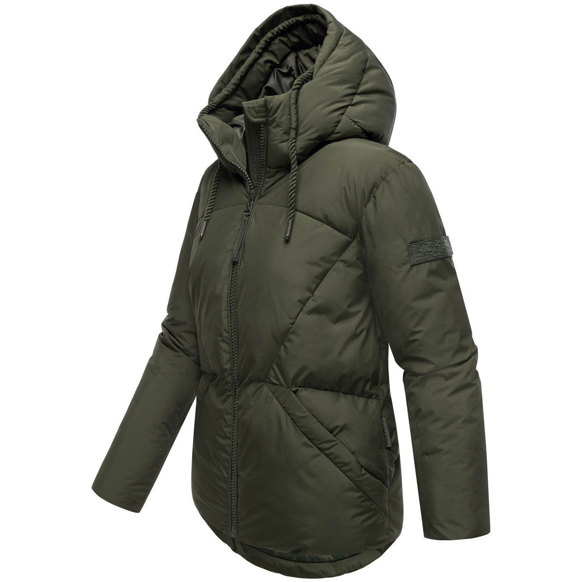 Navahoo Pastellzauber 14 dámska prešívaná bunda, dark olive