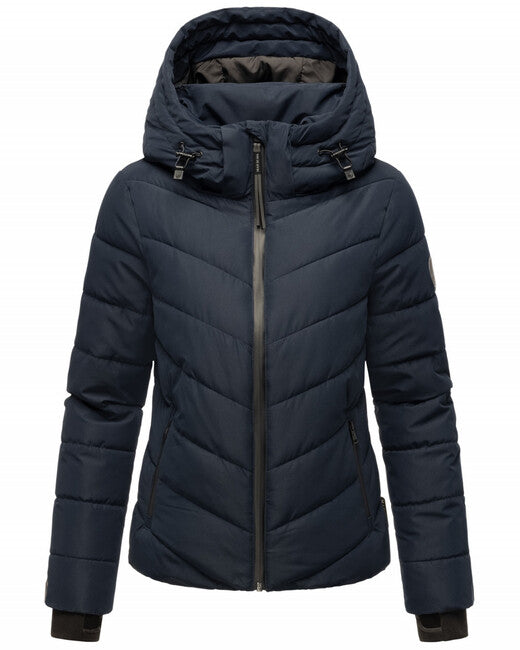 Marikoo SAMUIAA damen-Winterjacke mit Kapuze, navy