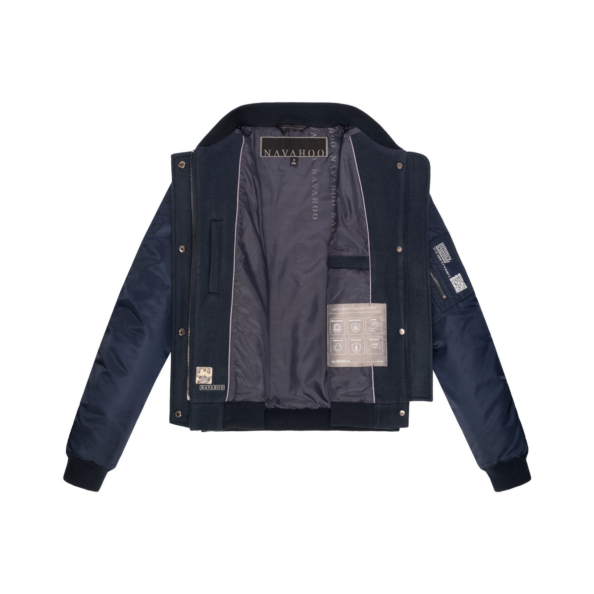 Navahoo Willstehaben 14 dámska bomber bunda, navy