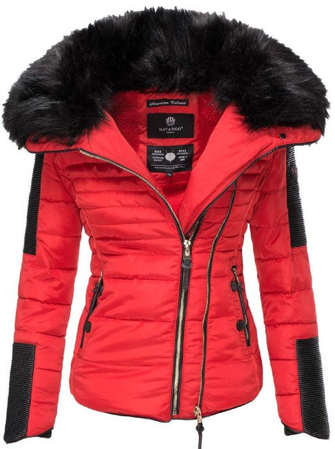 Navahoo Yuki2 damen Winterjacke, rot