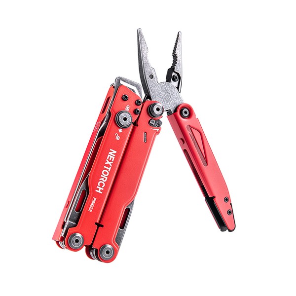 NexTorch® Pioneer MT20RE Multifunktionales Werkzeug rescue edition rot