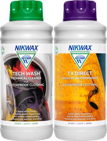 Nikwax Twin Tech Wash / TX.Direct Wash-In 1l 2er Set