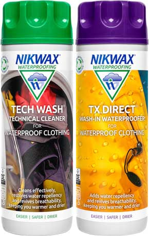 Nikwax 2er Set Twin Tech Wash / TX.Direct Wash-In 300ml