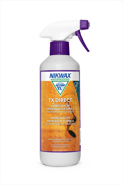 Nikwax TX.Direct Spray-On Imprägnierspray für wasserdichte Kleidung 500ml
