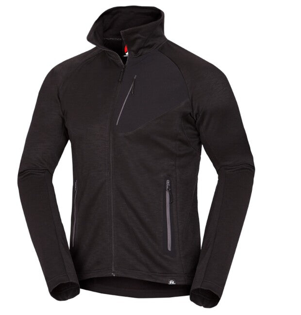 NORTHFINDER NORTHPOL Funktions-Sweatshirt, schwarz