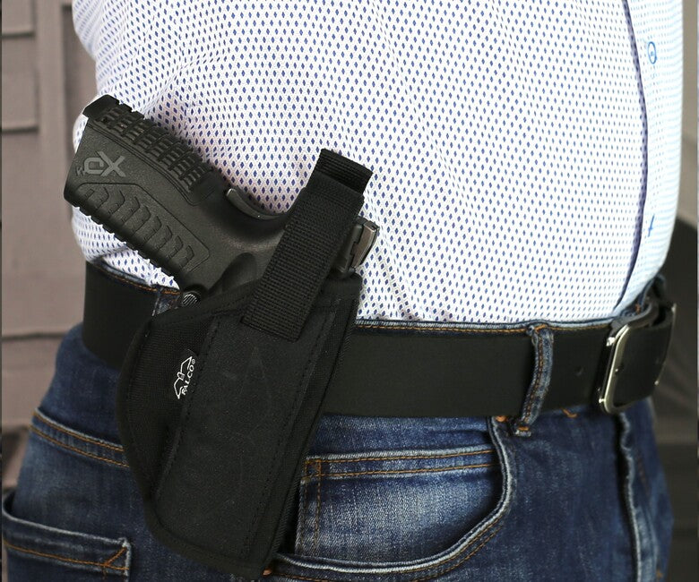 Falco Larson OWB Holster 1911 45ACP, Black Right Hand