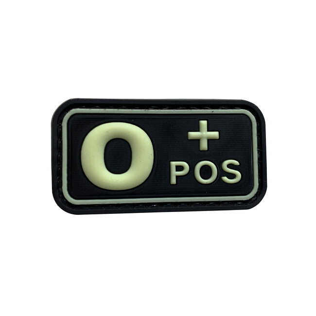 WARAGOD O POS PVC Aufnäher Glow in the Dark