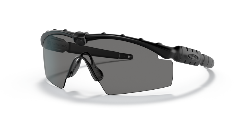 Oakley M Frame 2.0 ballistische brille mit grauer linse matt schwarz