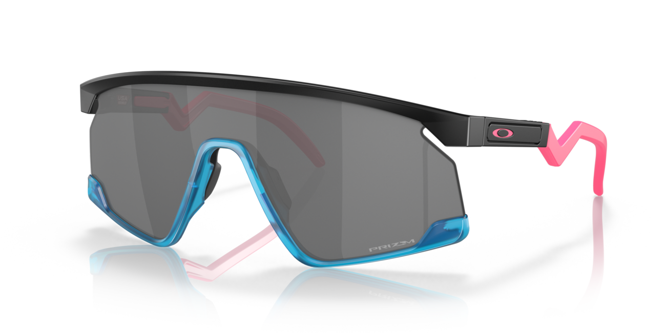 Oakley BXTR Sonnenbrille mit Rahmen Matte Black und mit Dias Prizm Black 39