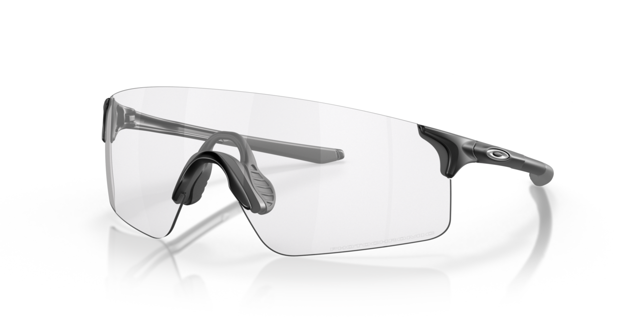 Oakley EVZERO BLADES fotochrome brille mit rahmen matte black und mit dias clear 50% black irid photo