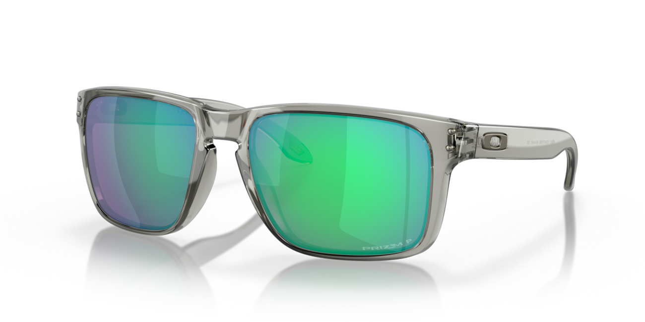 Oakley HOLBROOK XL Sonnenbrille mit Rahmen Grey Ink und mit Dias Prizm Jade Polarized 59