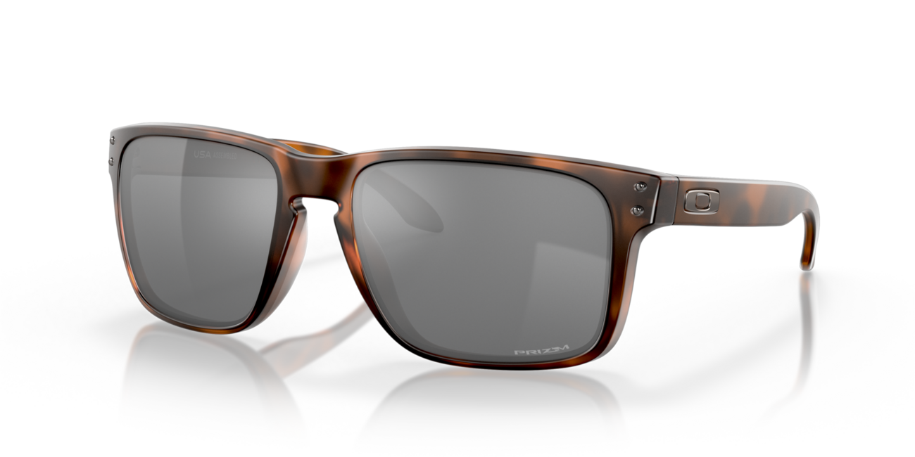 Oakley HOLBROOK XL Sonnenbrille mit Rahmen Matte Brown Tortoise und mit Dias Prizm Black 59