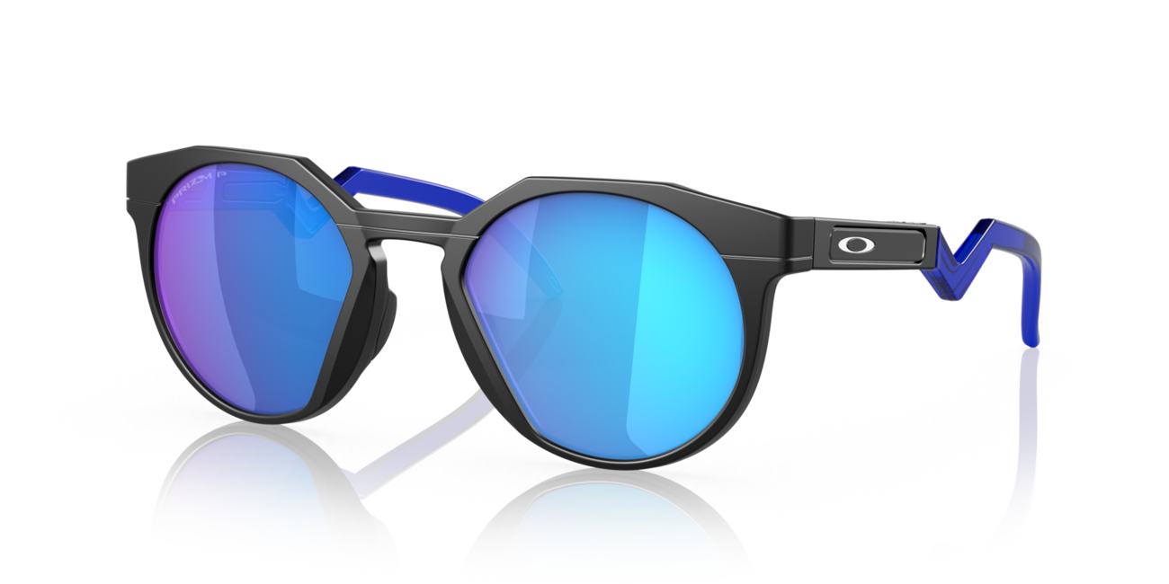 Oakley HSTN Sonnenbrille mit Rahmen Matte Black und mit Dias Prizm Sapphire Polar 52