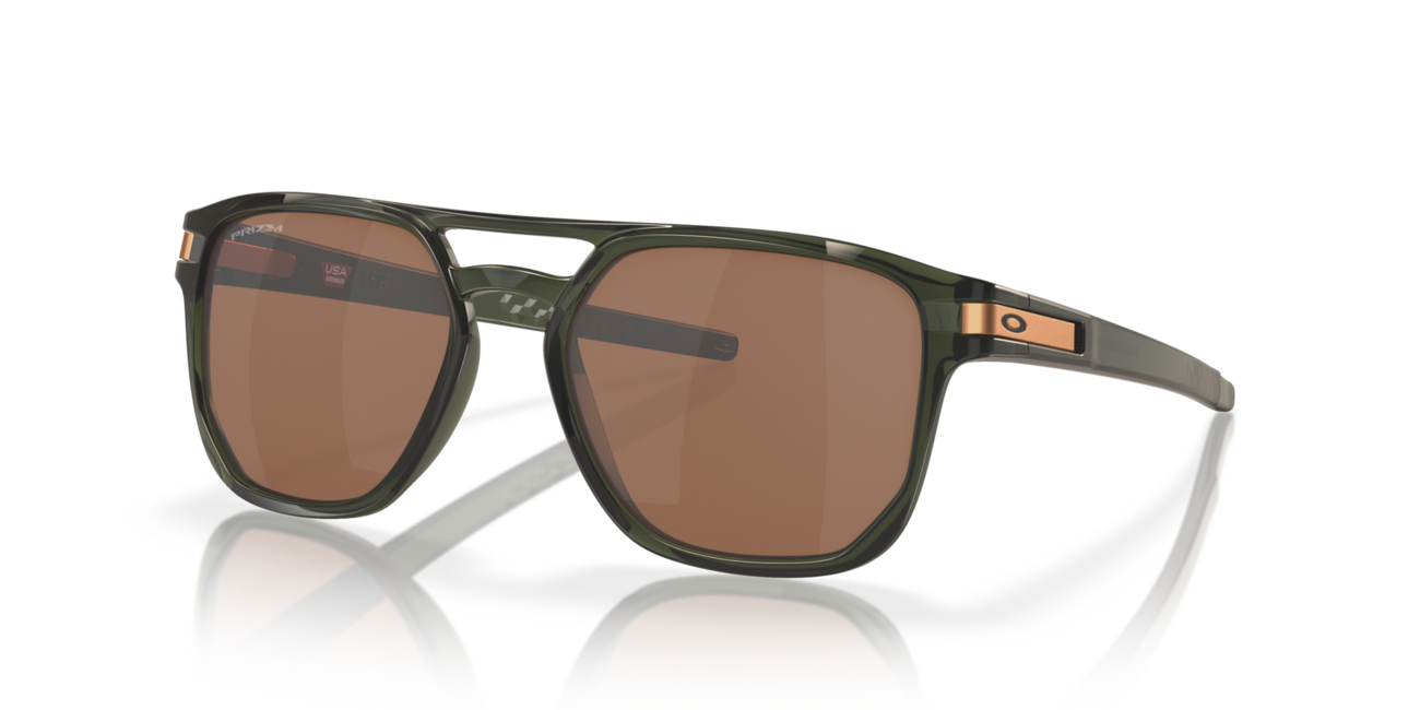 Oakley LATCH BETA sonnenbrille mit rahmen Olive Ink und mit dias Prizm Tungsten 54