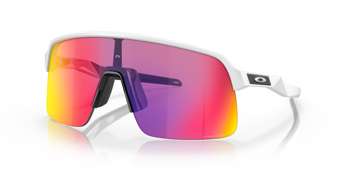Oakley SUTRO LITE Sonnenbrille mit Rahmen Matte White und mit Dias Prizm Road