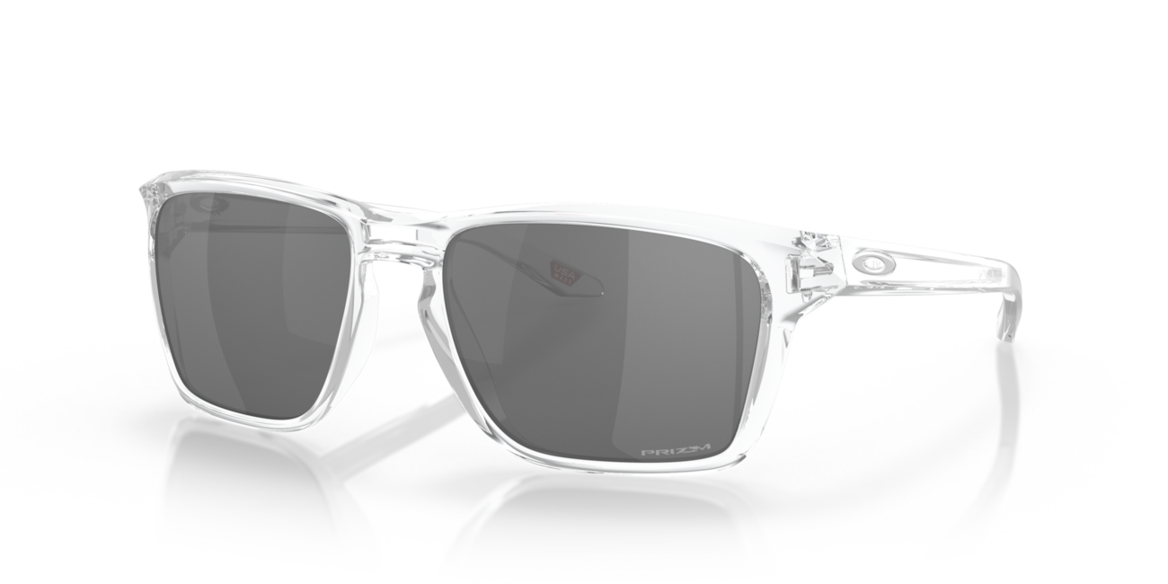 Oakley SYLAS sonnenbrille mit rahmen polished clear und mit dias prizm black 57