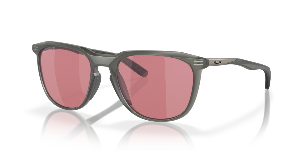 Oakley Thurso Sonnenbrille mit Rahmen Matte Grey Smoke und mit Dias Prizm Dark Golf 54