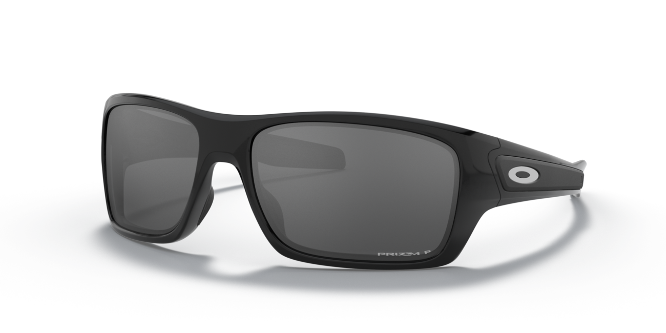 Oakley TURBINE Sonnenbrille mit Rahmen Polished Black und mit Dias Prizm Black Polarized 65