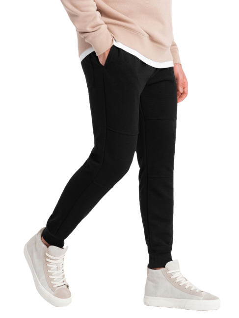 Ombre V1 Herren-Jogger-Trainingshose, schwarz