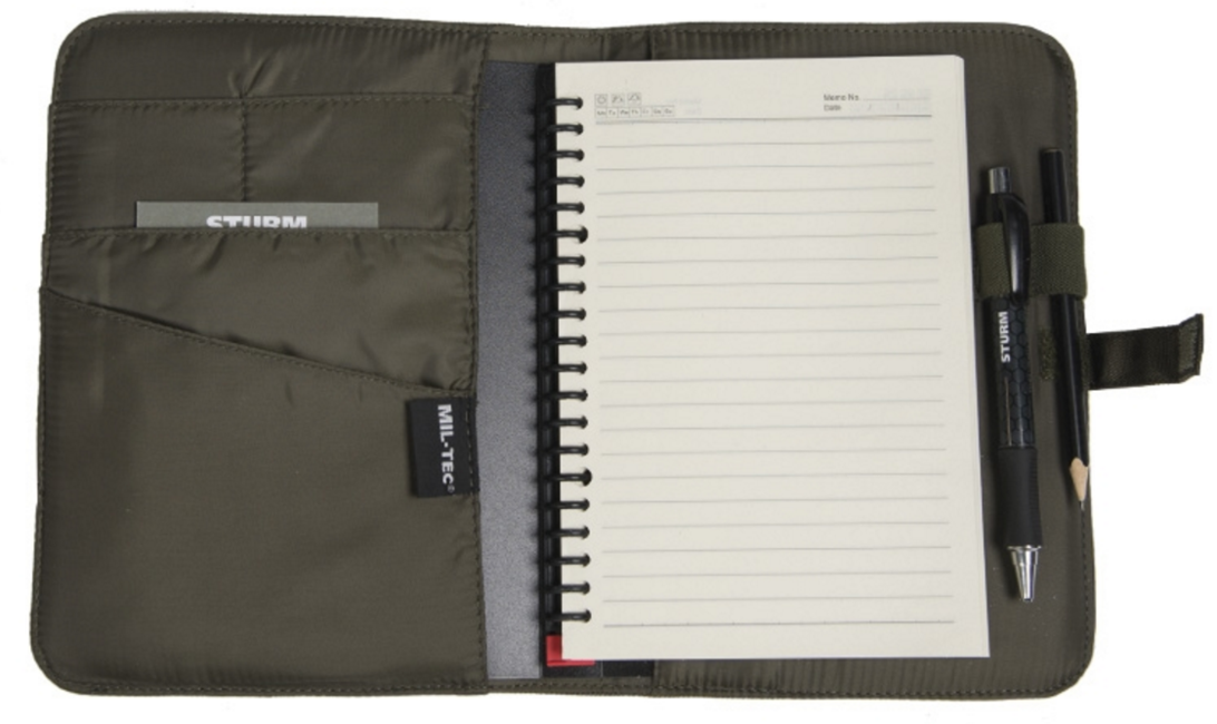 Mil-Tec großes taktisches Notizbuch Medium oliv