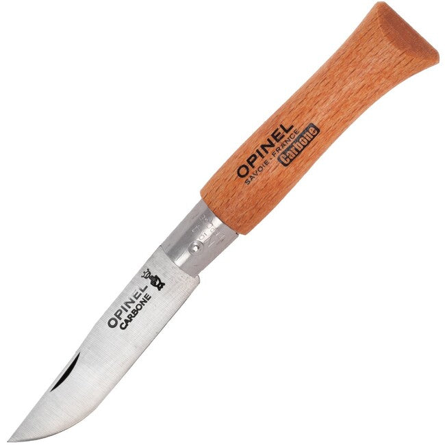 Opinel N°04 Carbon Klappmesser buche, braun