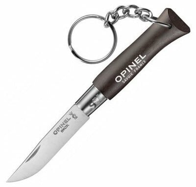 Opinel N°04 Klappmesser für Schlüssel, schwarz