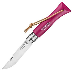 Opinel VRI N°06 Inox Trekking preklopni nož, malina