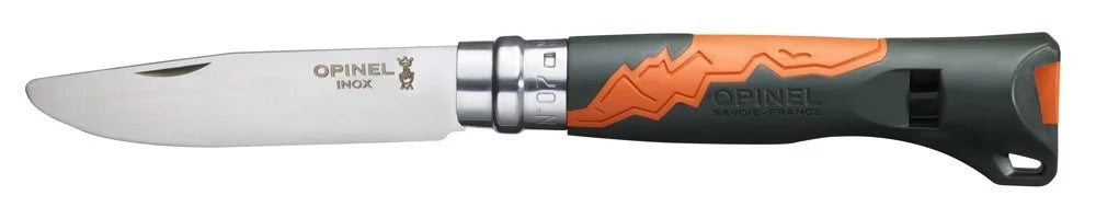 Opinel Klappmesser VRI N ° 07 Outdoor Junior schwarz/orange