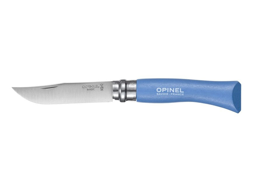 Opinel Klappmesser VRI N°07 Trekking, azurblau