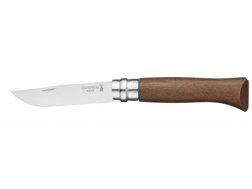 Opinel VRI N°08 Inox, Walnuss
