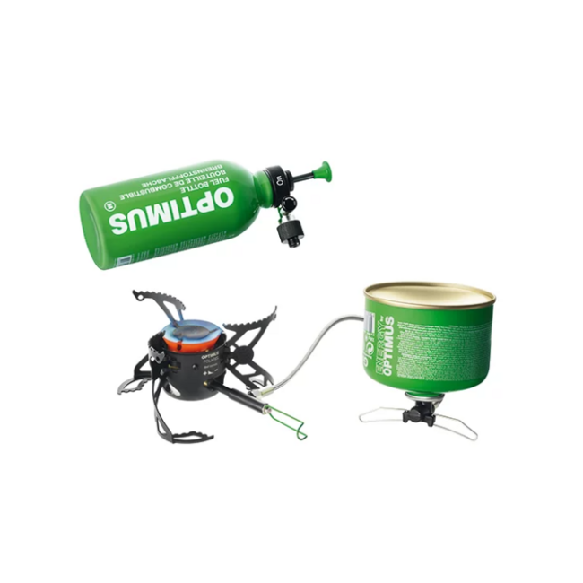 OPTIMUS Polaris Optifuel Mehrstoffkocher mit Flasche