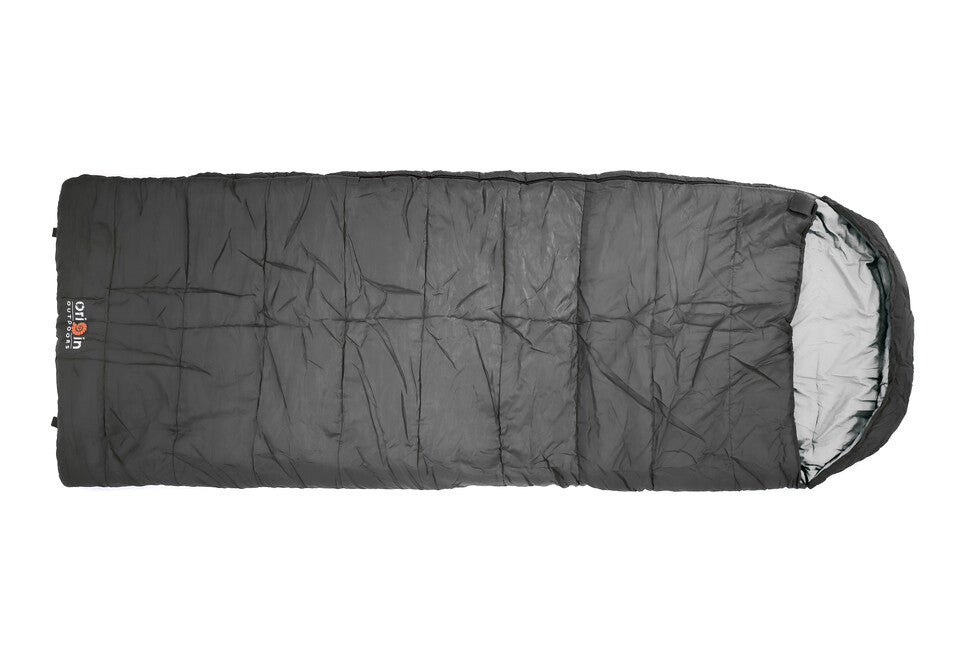 Origin Outdoors Cosy Schlafsack rechteckig anthrazit rechts