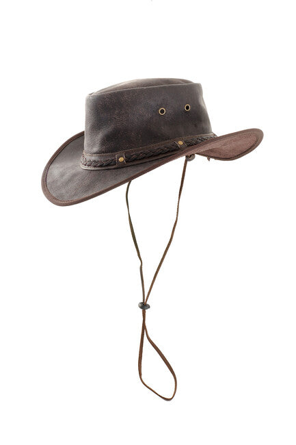 Origin Outdoors Quetschbarer Lederhut, braun