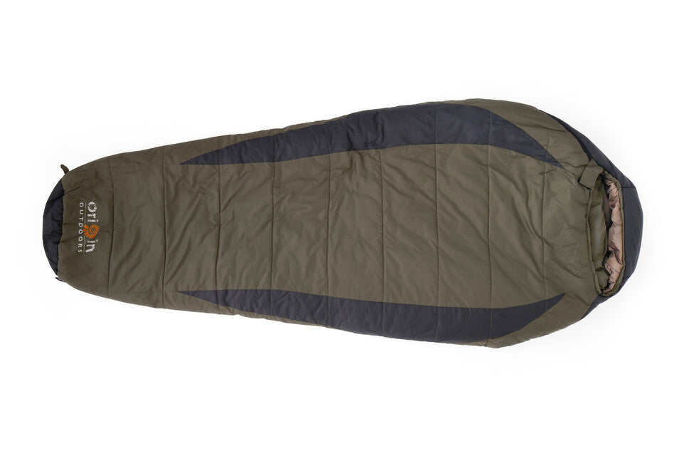 Origin Outdoors Frostfall Comfort Schlafsack Mumie oliv-grau