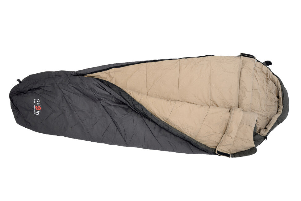 Origin Outdoors Frostfall Performance Mumienschlafsack oliv-grau