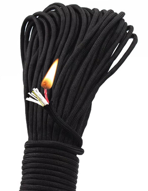 Origin Outdoors Lighter 4in1 Paracord 30 m schwarz