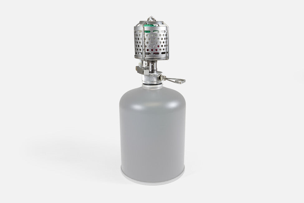 Origin Outdoors Mini-Gaslampe mit Netz und piezoelektrischer Zündung