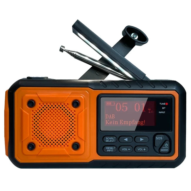 Liber Montis Sonus Multifunktionales DAB/DAB+ FM-Radio mit Bluetooth 5.1 und SOS-Funktion