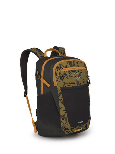 OSPREY Flare stadtrucksack find the way print/black